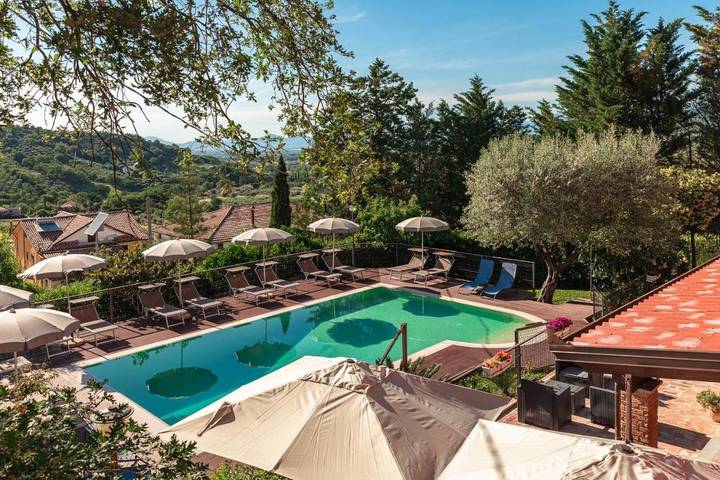B&b per 2 persone, con panorama e piscina nonché giardino, con animali domestici in Cilento