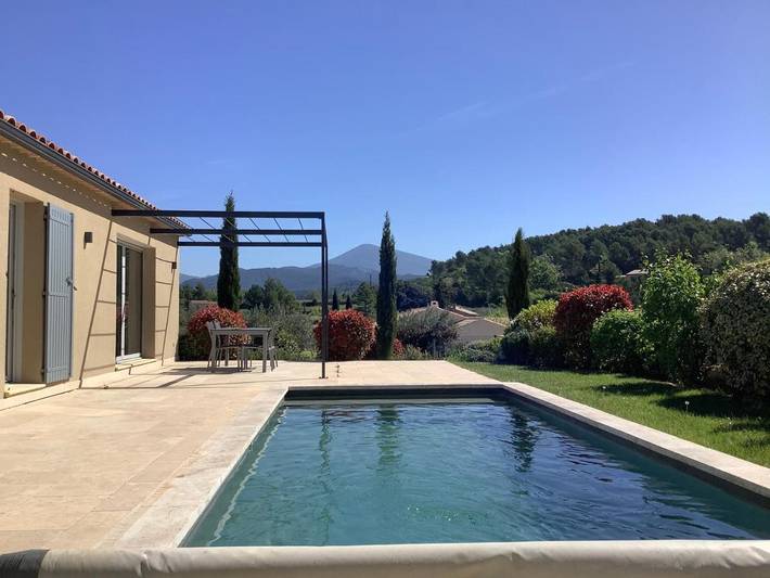 Maison de vacances pour 6 personnes, avec jardin ainsi que piscine et vue