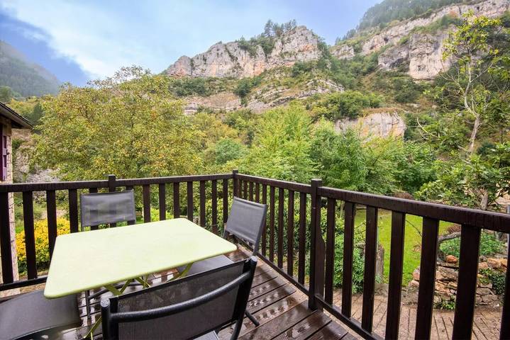 Maison de vacances pour 4 personnes, avec jardin à Sainte-Enimie