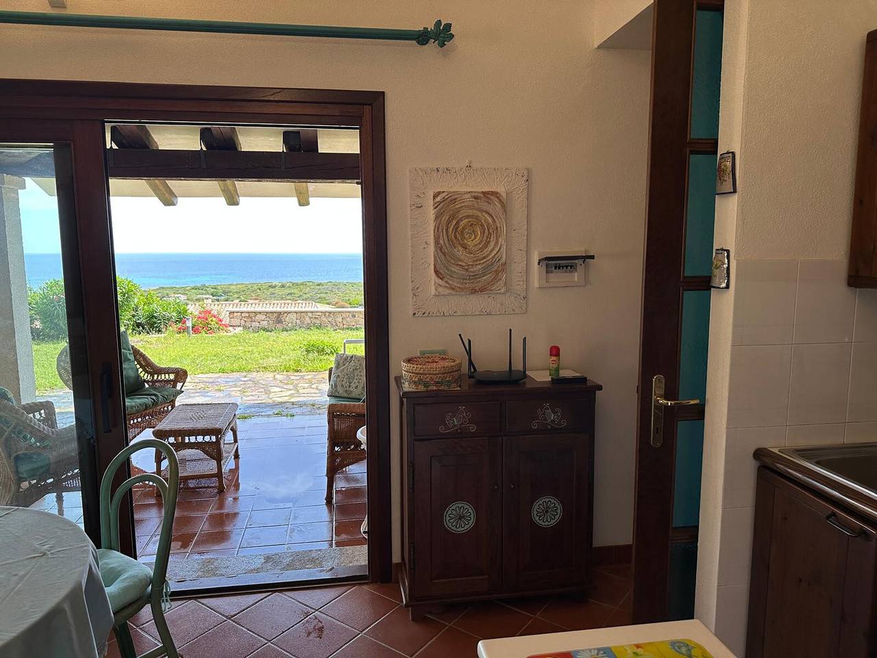 Casa Vacacional 'Germana' con Vista al Mar, Wi-Fi y Aire Acondicionado in La Padula Sicca, San Teodoro