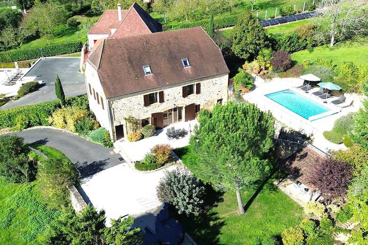 Maison de vacances pour 10 personnes, avec jardin et terrasse, animaux acceptés à Domme