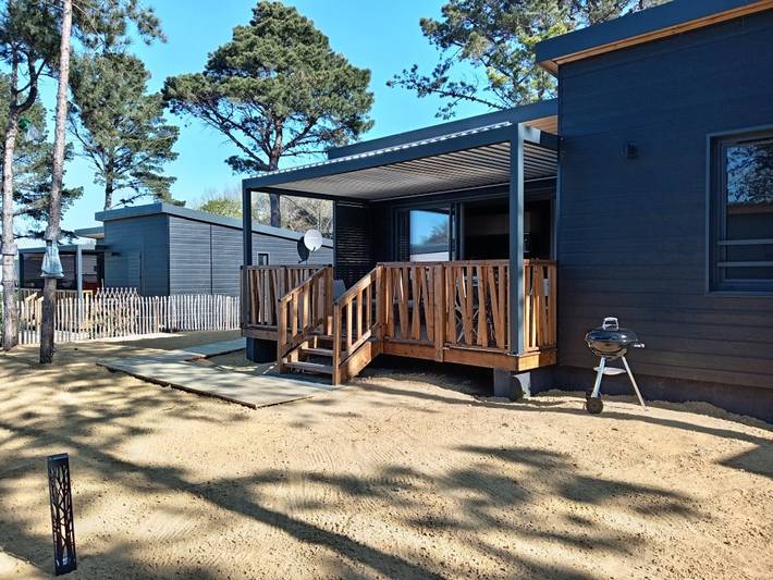 Chalet pour 4 personnes, avec terrasse et jardin