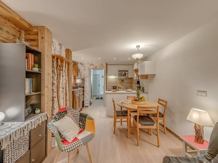 Geheel appartement, 3-star Apartment in Tignes, 4/5 people, renovated, 39m², south in Tignes, Massif de la Vanoise