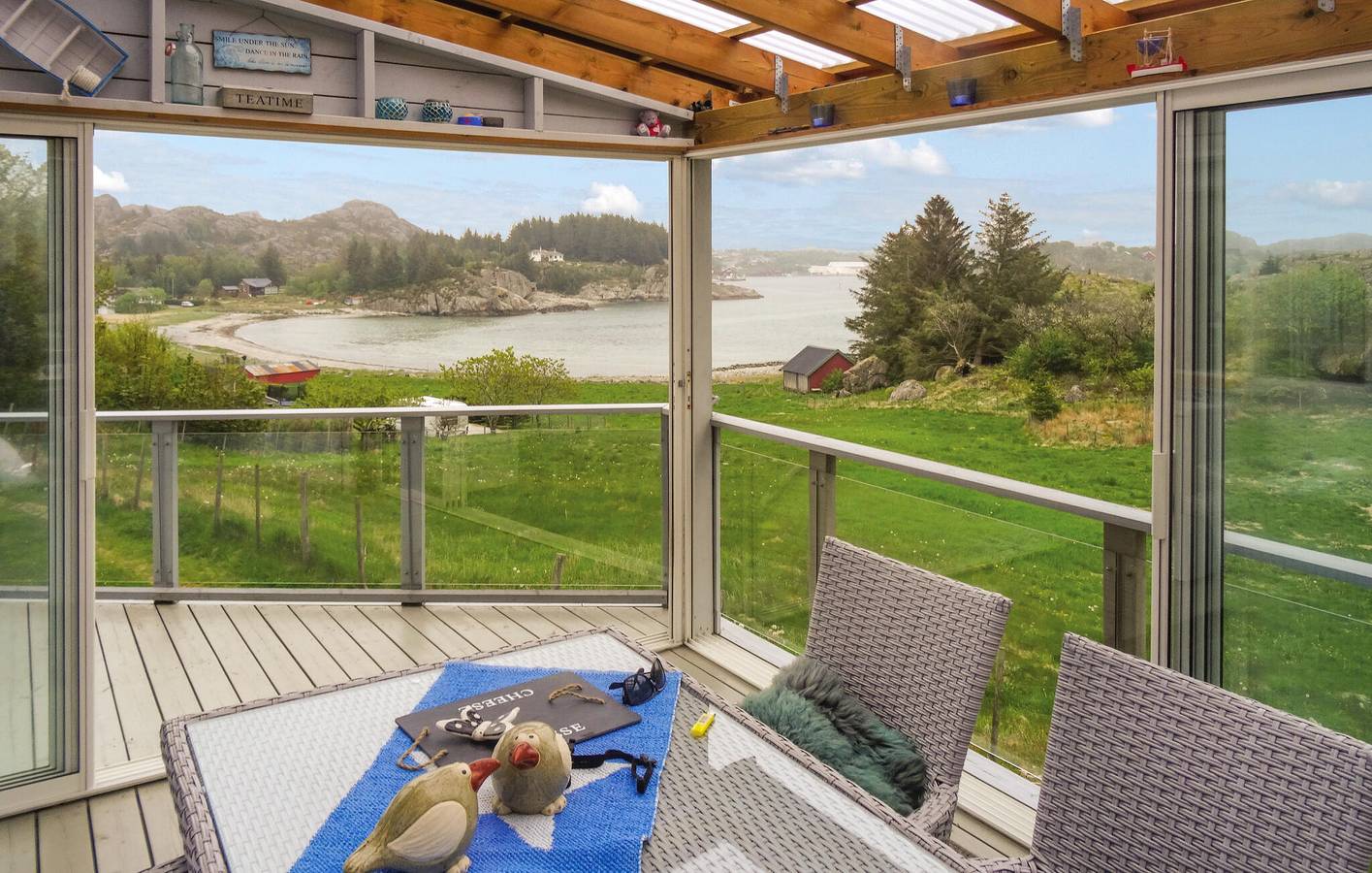 Ferienhaus für 8 Personen mit Garten in Eigersund