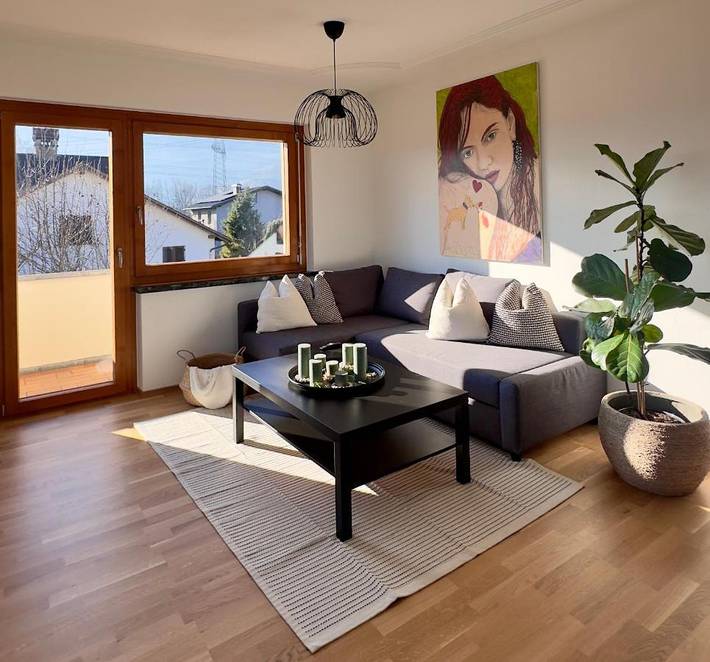 Ferienwohnung für 4 Personen, mit Ausblick und Terrasse, mit Haustier
