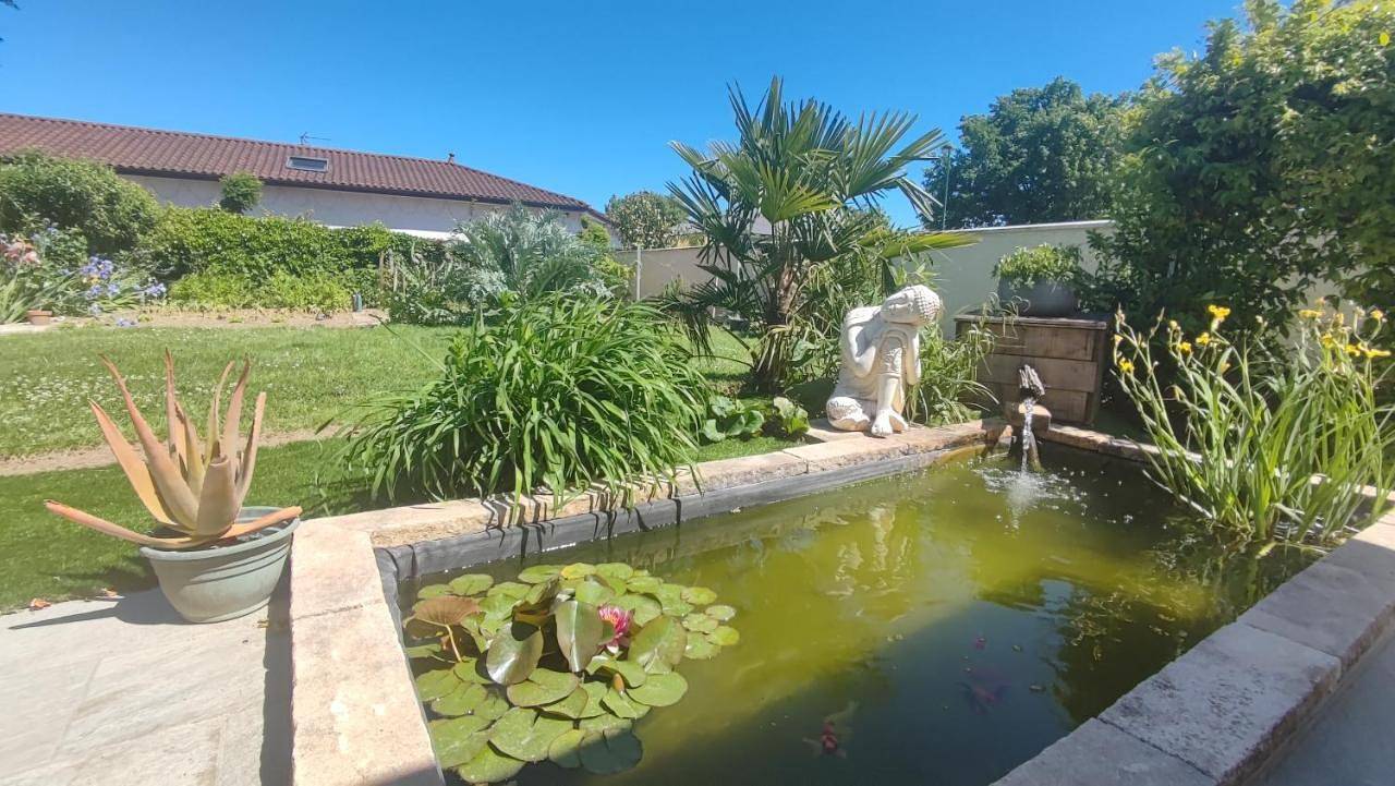 Quadruple Room with Garden View in Polliat, Région de Bourg-en-Bresse