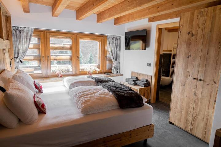BnB für 2 Personen, mit Garten und Sauna sowie Ausblick, mit Haustier in den Dolomiten - 3
