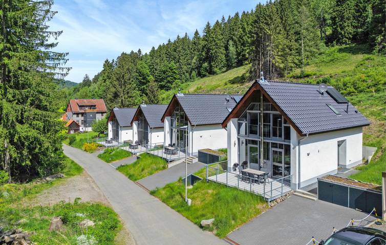 Ferienhaus für 6 Personen, mit Terrasse und Garten sowie Sauna in Langelsheim