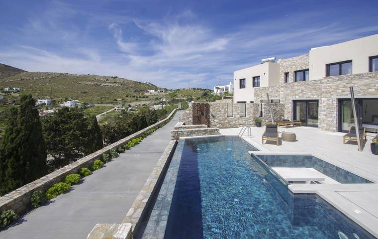 Location de vacances pour 7 personnes, avec jardin et vue sur l’océan dans Syros - 3