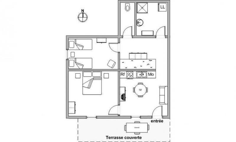 Location de vacances pour 4 personnes, avec jardin ainsi que terrasse et piscine à La Verdière - 2