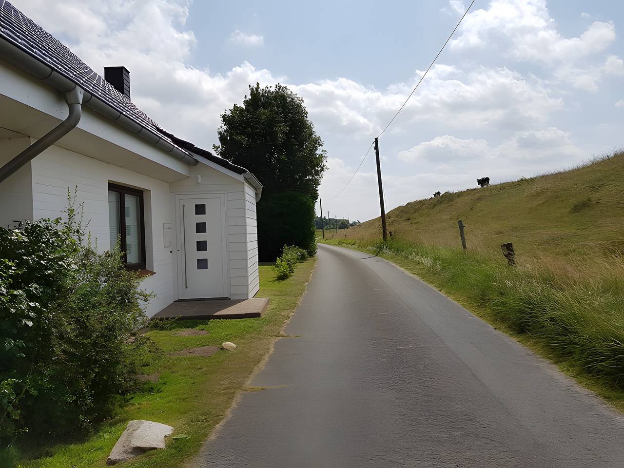 Apartamento entero, Apartamento 'Deichblick' con balcón in Groven, Eider-Treene-Sorge