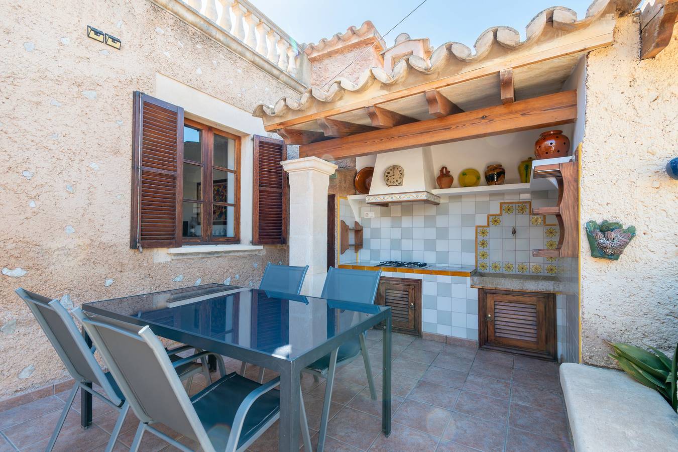 Villa for 10 personer med balkon in Sa Indioteria, Palma de Mallorca