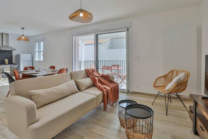 Apartamento de vacaciones para 4 personas, con jardín y terraza - 1