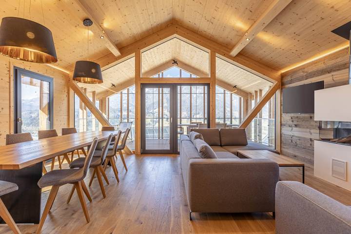 Chalet für 10 Personen, mit Sauna und Garten sowie Balkon in Dachstein - 4