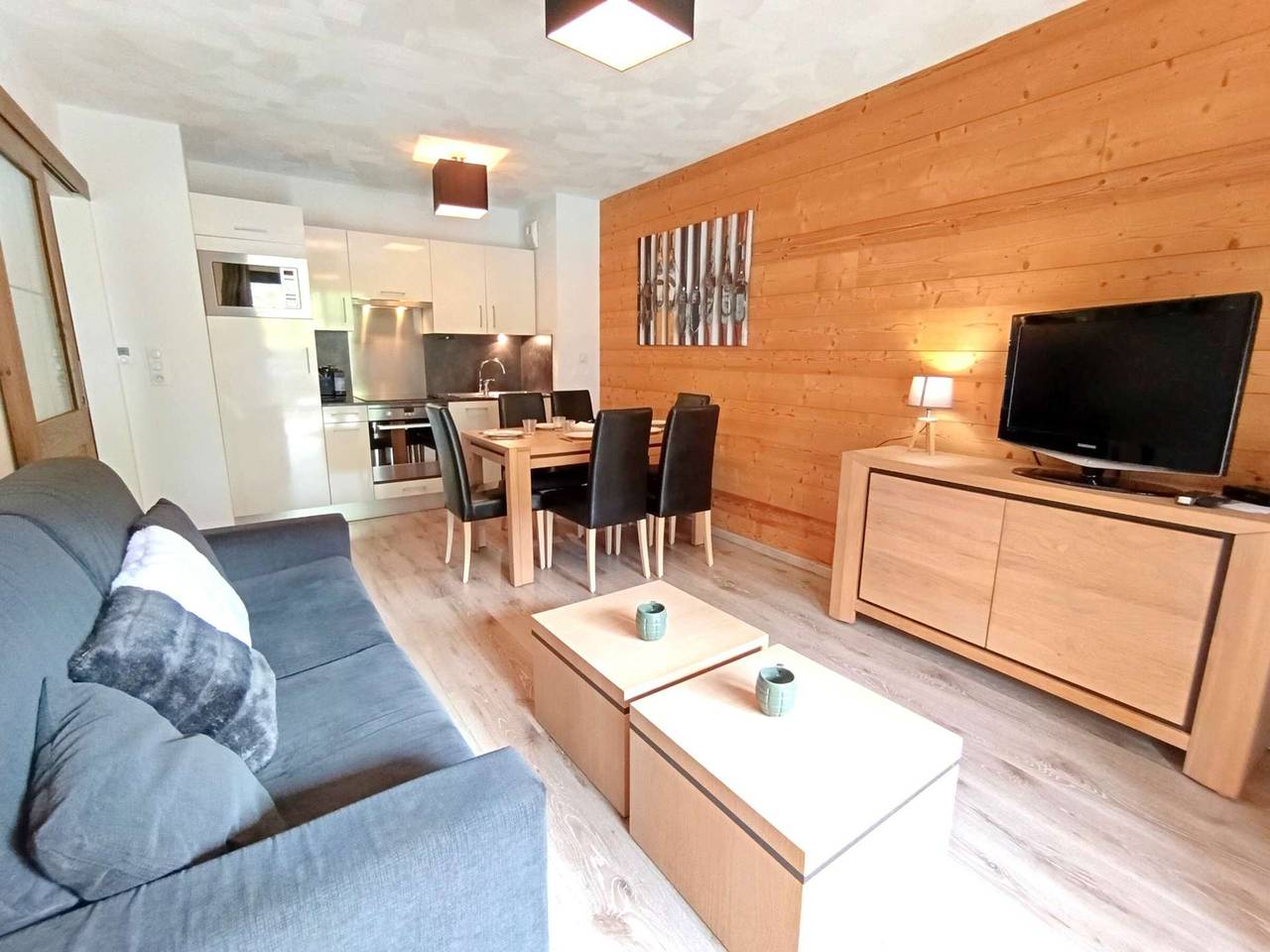 Ganze Wohnung, Komfort und Wellness in Saint-Lary-Soulan - T3 für 6 mit Wifi und Parkplatz in Saint-Lary-Soulan, Nationalpark Pyrenäen