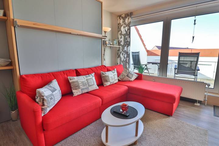 Ferienwohnung für 2 Personen, mit Balkon und Balkon/Terrasse auf Langeoog