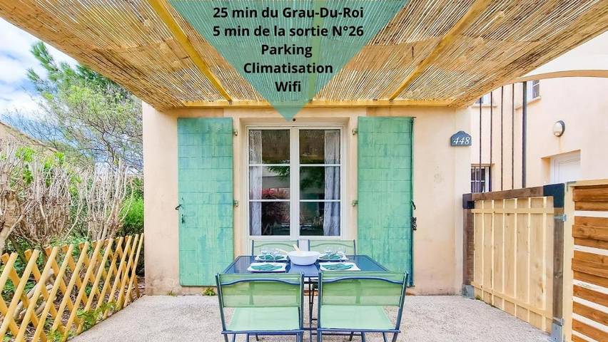 Casa de vacaciones para 4 personas, con jardín y piscina, Se admiten mascotas - 1