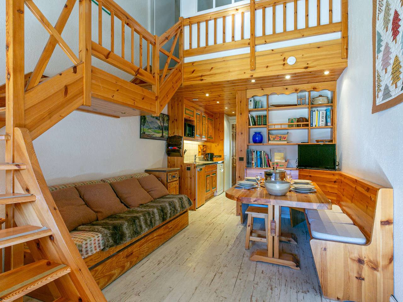 Apartamento entero, Apartamento dúplex para 5 con wifi y aparcamiento en Val-d'Isère in Val-d'Isère, Macizo del Ruitor