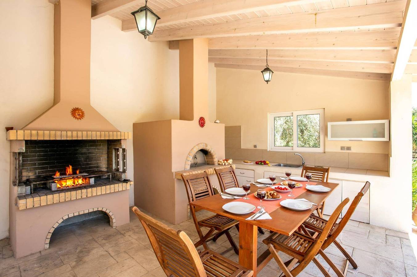 Villa für 6 Personen mit Garten in Rethymno (Stadt), Rethymno und Umgebung