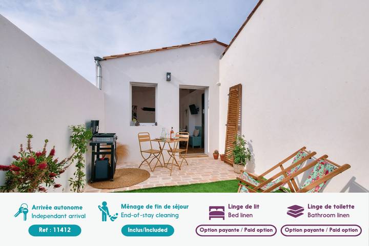 Gîte pour 2 personnes, avec jardin et terrasse à Rivedoux-Plage - 2