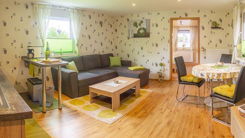 Cottage pour 3 personnes, avec jardin, adapté aux familles à Billigheim-Ingenheim