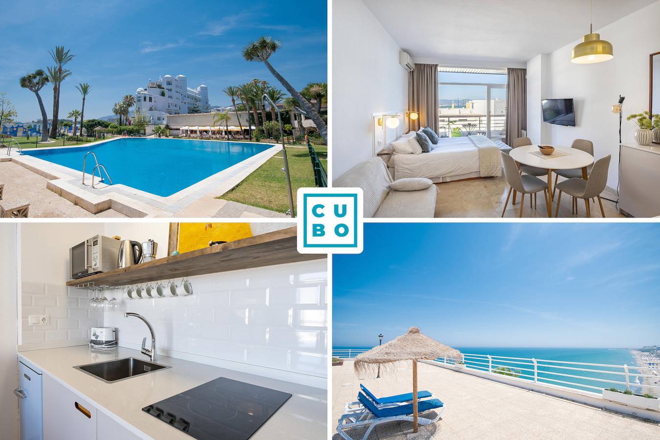 Gehele studio, Cubo's Estudio Seaview Santa Clara 127 in La Carihuela, Torremolinos