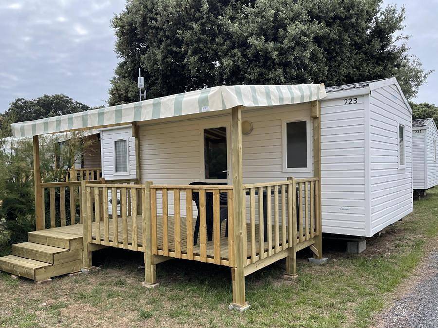 Camping Les Flots-Atlantique - Mobilhome 4 personnes - Essentiel - 25m² in Saint-Pierre-d'Oléron, Côte de Beauté