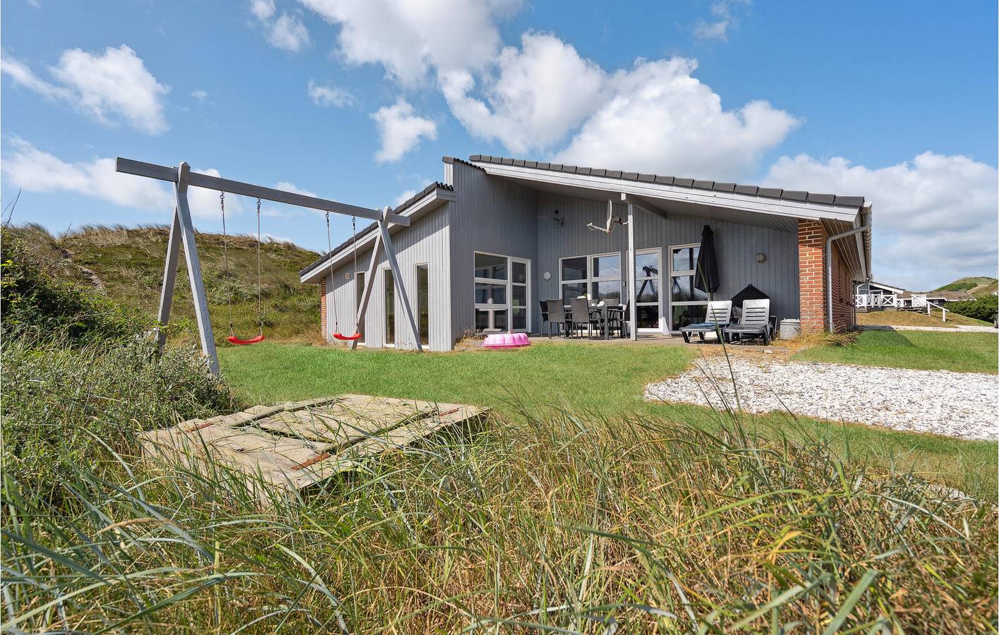 Feriehus for 10 personer med terrasse in Ringkøbing, Holmsland Klit