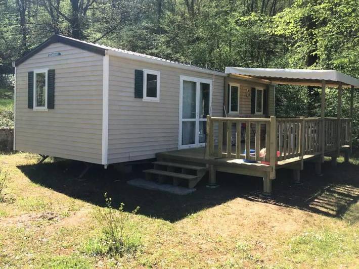 Mobil home pour 4 personnes, avec bassin pour enfant à Thonac - 3