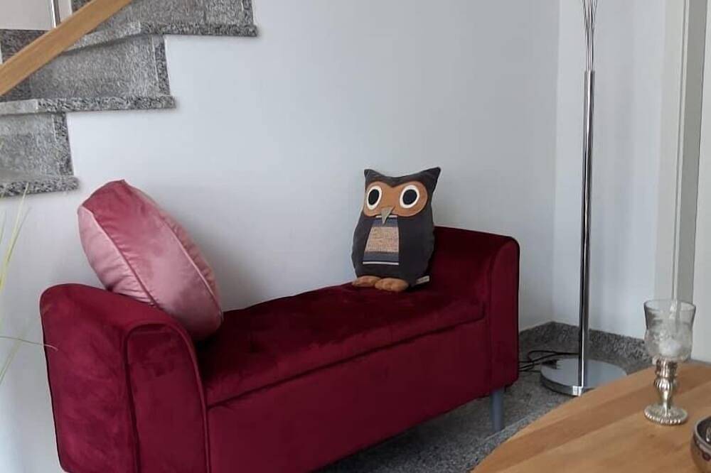 Ganze Wohnung, Gemütliche Ferienwohnung (50 qm) für bis zu 4 Personen mit Balkon und Sonnenterrasse in Schönsee, Naturpark Oberpfälzer Wald
