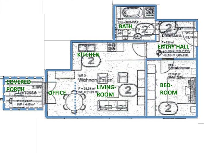 Ferienwohnung für 4 Personen, mit Balkon und Terrasse sowie Garten in Bonn - 4