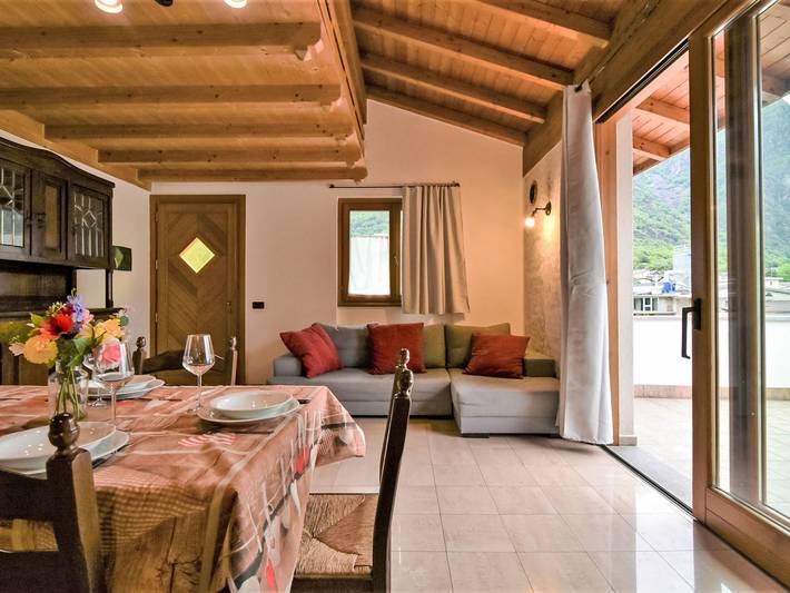Ferienwohnung für 5 Personen, mit Terrasse