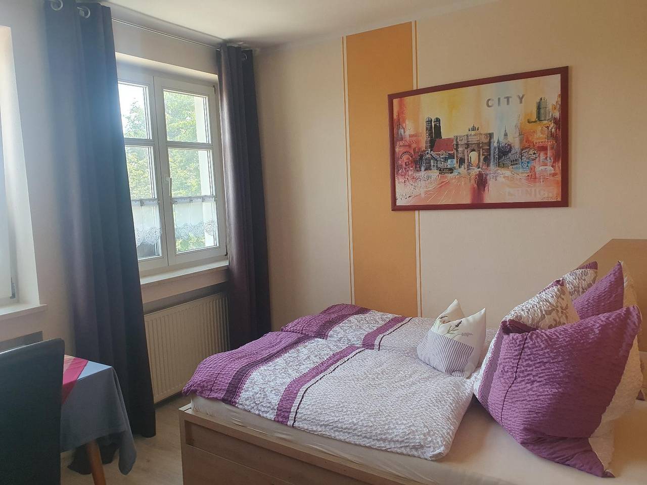 Wallfahrts-Gaststätte Heilbrünnl - Doppelzimmer (20 qm) mit tollem Panoramaausblick in Roding, Baviera Orientale