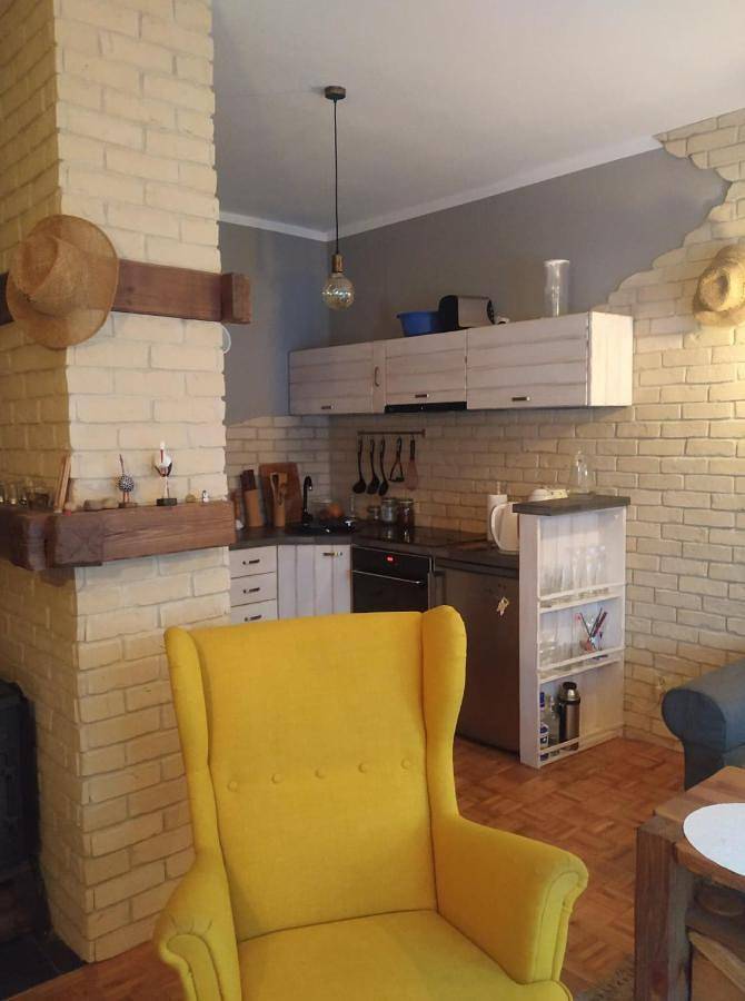 Apartament wakacyjny dla 4 osób, z Balkon i Widok oraz Widok na jezioro w Łagów