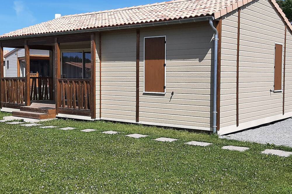 Chalet 2 dormitorios con terraza y aire acondicionado cerca del Golfo de Morbihan in Marzan, Côte des Mégalithes