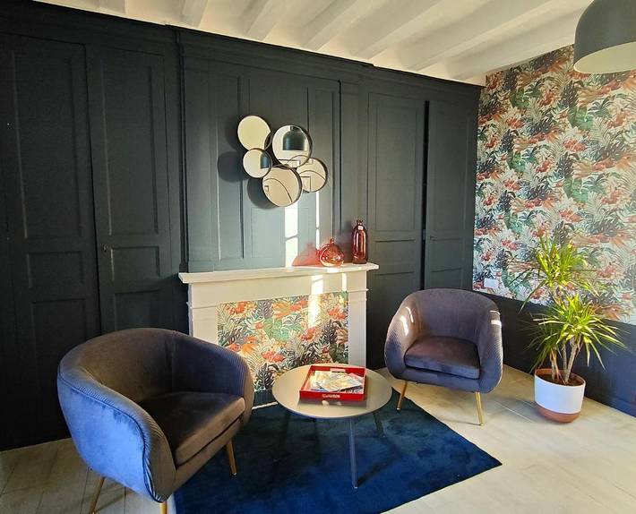 Gîte pour 2 personnes, avec terrasse ainsi que jardin et vue à Durtal - 3