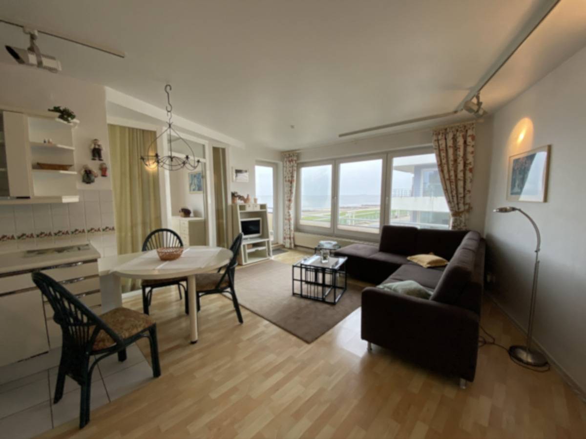 Ganze Wohnung, Residenz Meeresbrandung, Ferienwohnung 26 mit vollem Meerblick in der 3. Etage in Duhnen, Cuxhaven