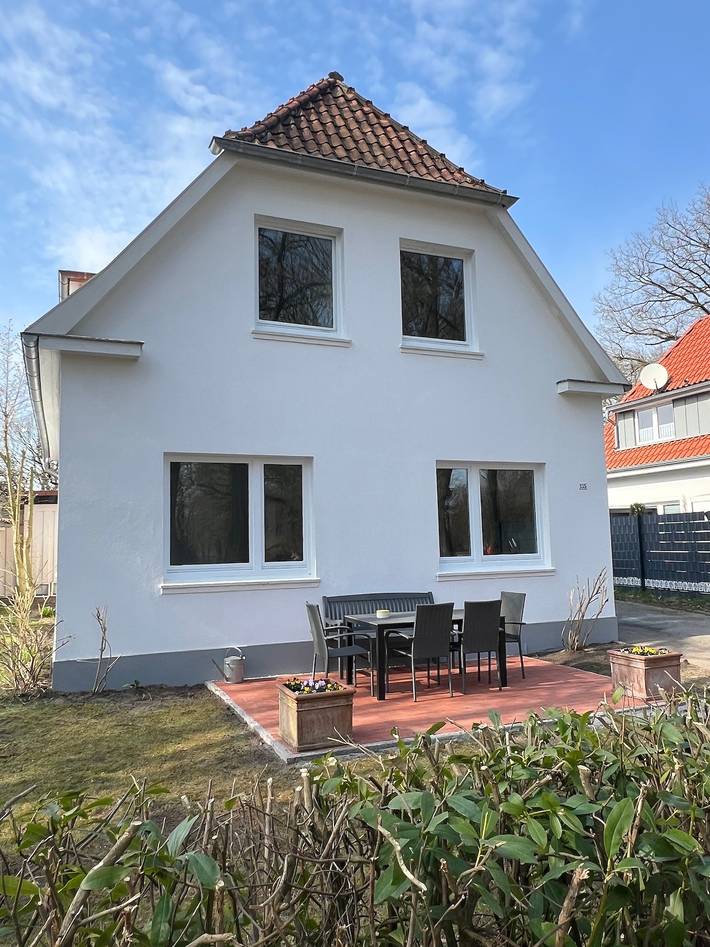 Ferienhaus für 7 Personen, mit Terrasse und Garten sowie Ausblick in Oldenburg