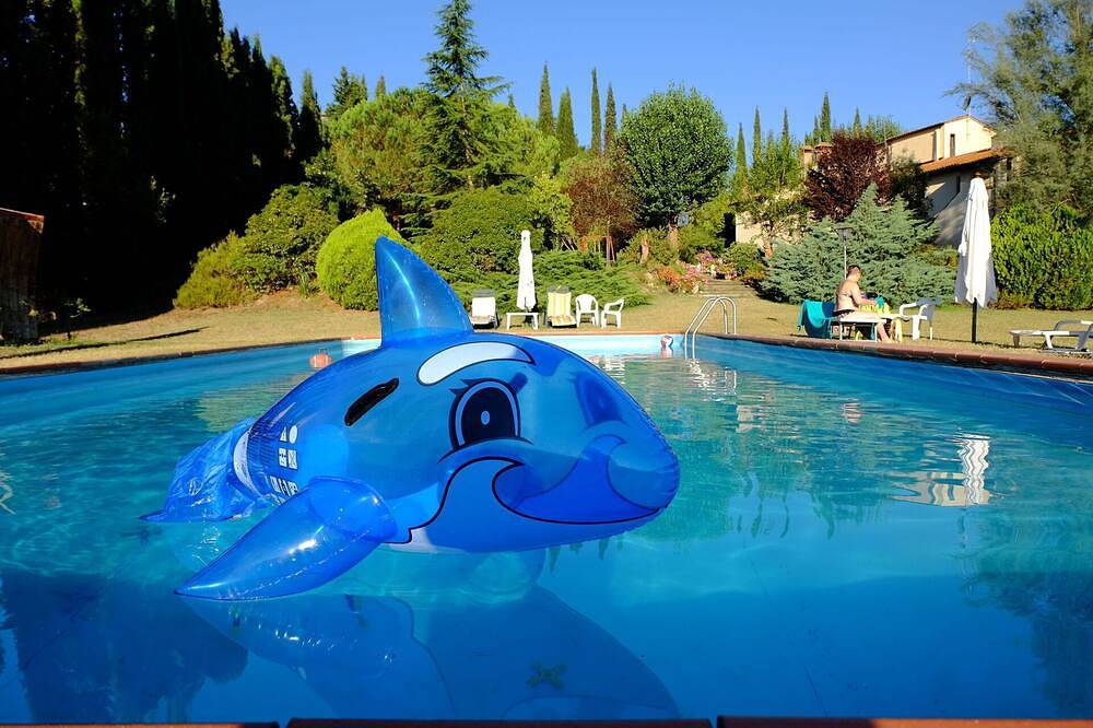 Herrliche Wohnung mit Pool,  W-Lan, Tv, Innenhof und Haustiere erlaubt, bei San Gimignano in Gambassi Terme, Chianti