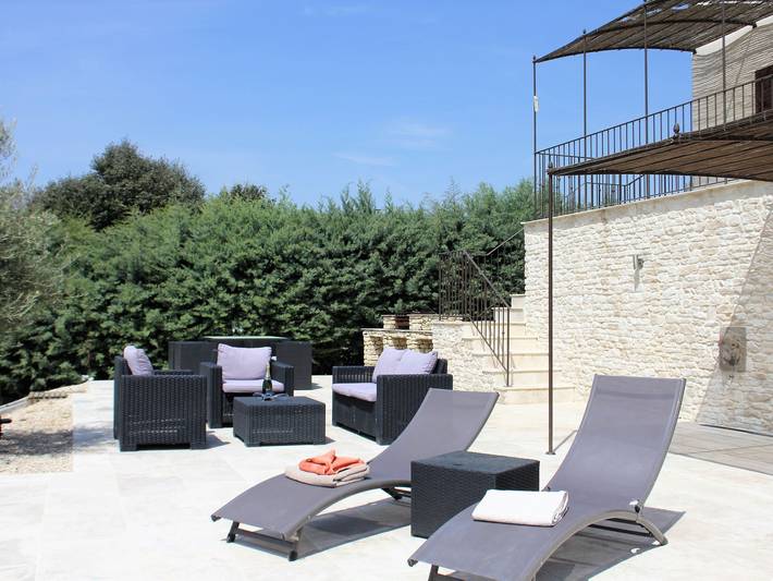 Villa au Lubéron avec piscine salée in Apt, Parc naturel régional du Luberon