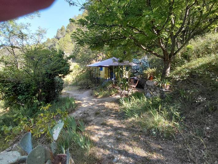 Maison de vacances pour 2 personnes, avec Terrasse ainsi que Jardin et Vue