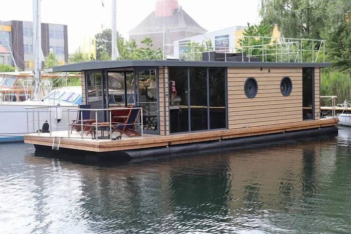Hausboot für 4 Personen, mit Terrasse in Flensburger Förde