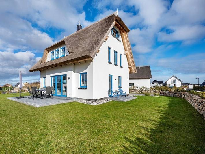 Ferienhaus mit Meerblick für 6 Personen, mit Terrasse und Garten sowie Sauna