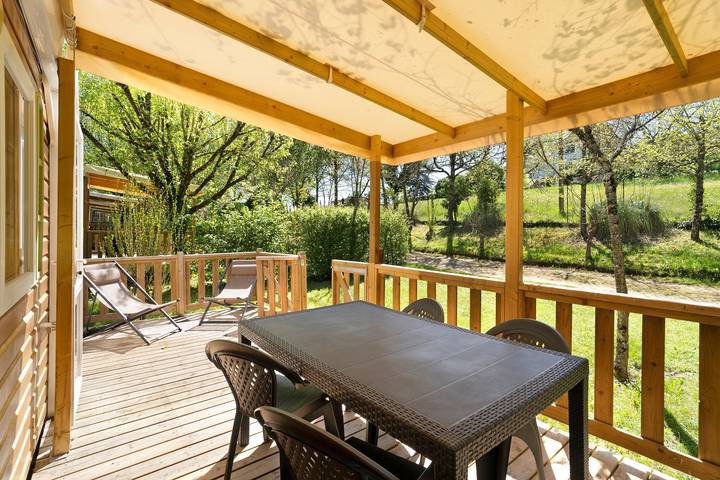 Camping 3★ en Périgord Negro – Casa móvil con piscina, pesca y actividades familiares in Saint-Martial-de-Nabirat, Périgord Noir