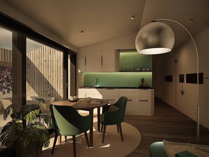 Ferienwohnung für 2 Personen, mit Garten und Balkon sowie Sauna in Breitenberg