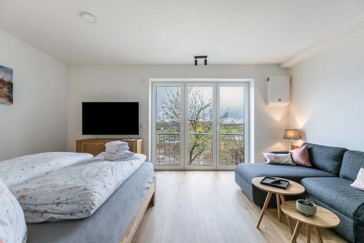 Studio für 4 Personen, mit Garten in Husby