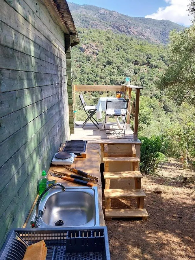 Chalet per 2 persone, con piscina e terrazza nonché panorama - 1