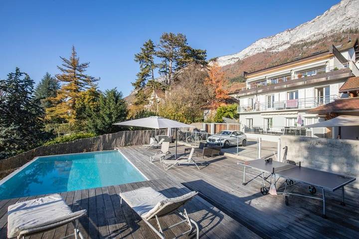 Appartement de vacances pour 4 personnes, avec piscine ainsi que terrasse et vue sur le lac - 1