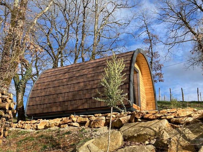 Chalet pour 2 personnes, avec jardin ainsi que vue et balcon