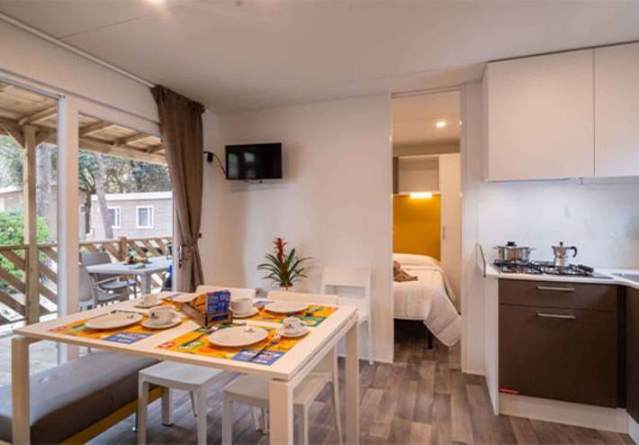 Casa mobile per 5 persone, con giardino, con animali domestici a Jesolo